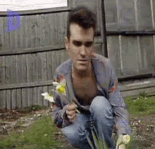 Morrissey Flower GIF