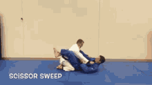 Jatuh Lu Apada GIF - Scissor Sweep Judo Beladiri Judo GIFs