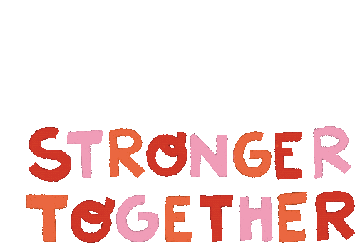 Strong Stronger Sticker - Strong Stronger Together Stickers