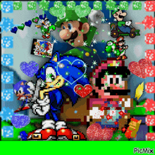 Mario Sonic GIF - Mario Sonic Luigi GIFs