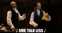 Hamilton Talk Less GIF - Hamilton Talk Less Shh GIFs