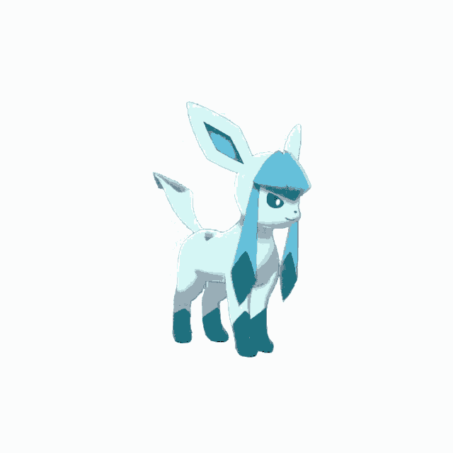 Pokemon Stickers Shiny Glaceon