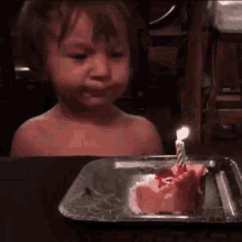 Blowing Of GIF - Blowing Of Cake GIFs