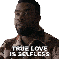 True Love Is Selfless Taj Jordan Sticker