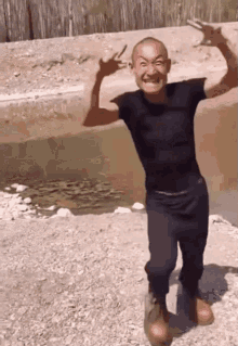 chinese man dancing