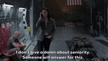 Someone Will Answer For This Don'T Give A Damn About Seniority GIF