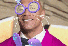 Dwane Johnson Egirl GIF - Dwane Johnson Egirl Cat With Glasses GIFs