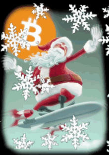 bitcoin santa christmas spirit hodl blockchain