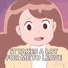 It Takes A Lot For Me To Leave Bee GIF - It Takes A Lot For Me To Leave Bee Bee And Puppycat GIFs
