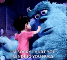 Hug Sully GIF - Hug Sully Boo GIFs