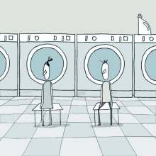laundromat couples romance spinning head