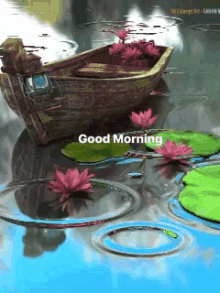 Good Morning Boat GIF - Good Morning Boat Lake GIFs