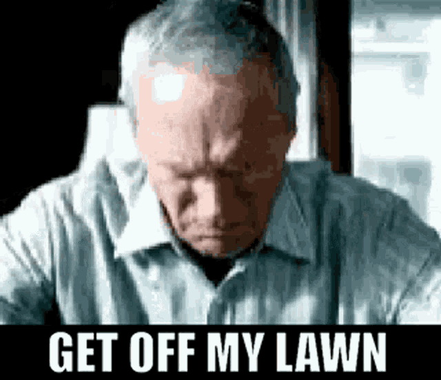 clint eastwood meme get off my lawn
