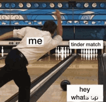 Tinder Match Meme GIF - Tinder Match Meme Bowling GIFs