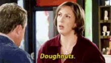 Miranda Hart Doughnuts GIF - Miranda Hart Doughnuts GIFs