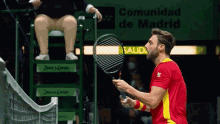 Marcel Granollers Backhand Volley GIF - Marcel Granollers Backhand Volley Fist Pump GIFs