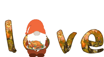 Animated Sticker Gnomes Sticker - Animated Sticker Gnomes Thanksgiving Dinner Stickers