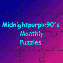 selfie tongue out midnightpurple monthly puzzles