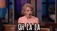 Taylor Swift Oh La La GIF - Omg Wow Shocked GIFs