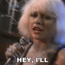 Hey Ill See You Later Debbie Harry GIF - Hey Ill See You Later Debbie Harry Blondie GIFs