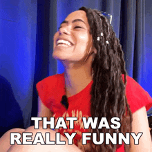 That Was Really Funny Black Krystel GIF - That Was Really Funny Black Krystel Blackkrystel GIFs