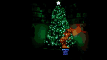 Christmas Tree Christmas Lights GIF