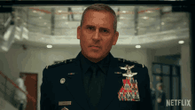 Blank Stare General Mark R Naird GIF - Blank Stare General Mark R Naird Steve Carell GIFs