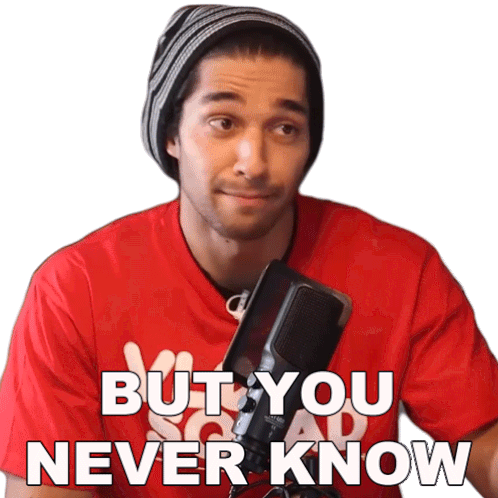 But You Never Know Wil Dasovich Superhuman Sticker - But You Never Know Wil Dasovich Superhuman You Can Never Be Too Sure Stickers