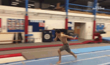 spinning bouncing jumping tumbling gymnastics