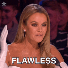 Flawless Amanda Holden GIF - Flawless Amanda Holden Britain’s Got Talent GIFs