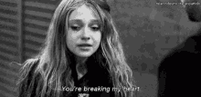 Dakota Fanning Youre Breaking My Heart GIF - Dakota Fanning Youre Breaking My Heart Heart Broken GIFs