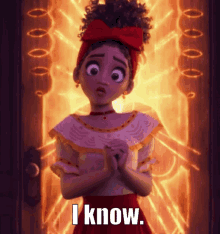 I Know Dolores Madrigal GIF - I Know Dolores Madrigal Dolores GIFs