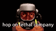Lehtal Company Hop On GIF - Lehtal Company Hop On Hop On Lethal Company GIFs