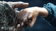 Hold Hands Lord Of The Rings Ring Of Power GIF - Hold Hands Lord Of The Rings Ring Of Power Hand In Hand GIFs