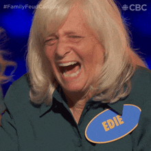 Laughing Edie GIF - Laughing Edie Family Feud Canada GIFs