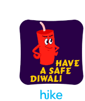 Have A Safe Diwali Be Safe Sticker - Have A Safe Diwali Be Safe Be Careful Stickers