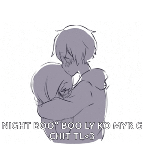 how to draw anime boy and girl hugging
