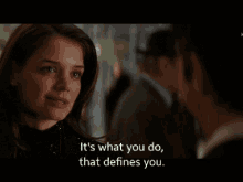 Its What You Do That Defines You Batman Quote GIF - Its What You Do That Defines You Batman Quote Bruce Wayne GIFs