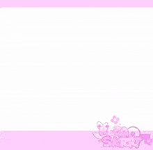 a drawing of a girl with a pink bow on her head and the words so ti keza skrrt