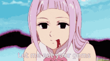 Let Me Eat Your Germs Seven Deadly Sins GIF - Let Me Eat Your Germs Seven Deadly Sins Waifu GIFs