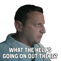 What The Hell'S Going On Out There Tim Robinson Sticker - What The Hell'S Going On Out There Tim Robinson I Think You Should Leave With Tim Robinson Stickers