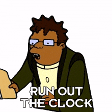 run out the clock hermes phil lamarr futurama waste time