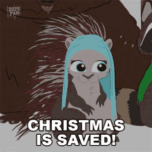 christmas is saved porcupiney south park season8ep14woodland critter christmas were saved