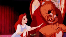 Beauty And The Beast Growl GIF - Beauty And The Beast Growl Ouch GIFs