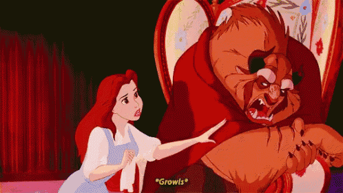 beauty and the beast beast angry