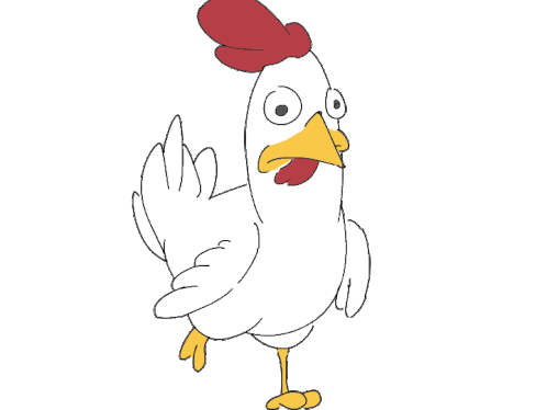Henry Chicken Sticker - Henry Chicken Cock Stickers