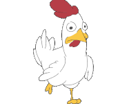 Henry Chicken Sticker - Henry Chicken Cock Stickers