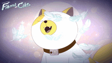 Having Fun With The Feathers Cake GIF - Having Fun With The Feathers Cake Adventure Time Fionna And Cake GIFs
