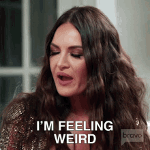 Im Feeling Weird Right Now Real Housewives Of Salt Lake City GIF - Im Feeling Weird Right Now Real Housewives Of Salt Lake City This Is Strange GIFs