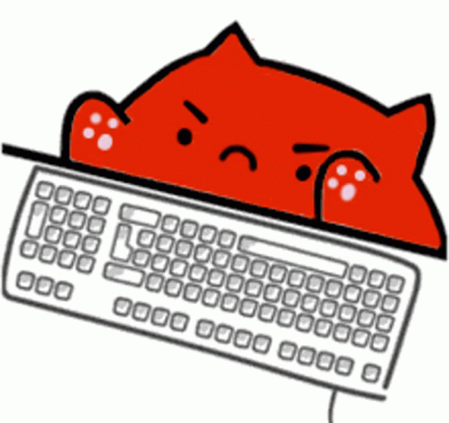 Bongo Cat Keyboard Smash GIF - Bongo Cat Keyboard Smash - 发现和分享 GIF
